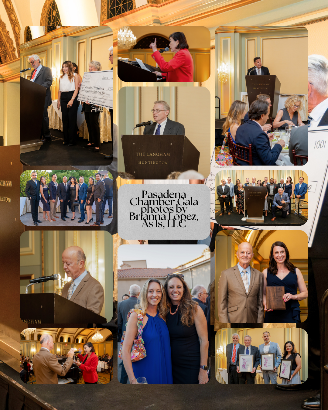Pasadena Chamber Gala photo collage