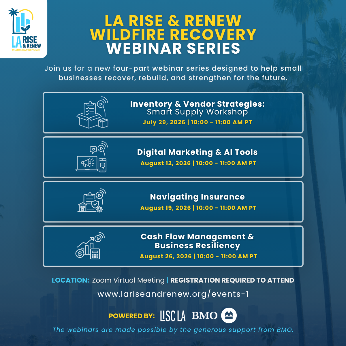 LA Rise and Renew Webinar series