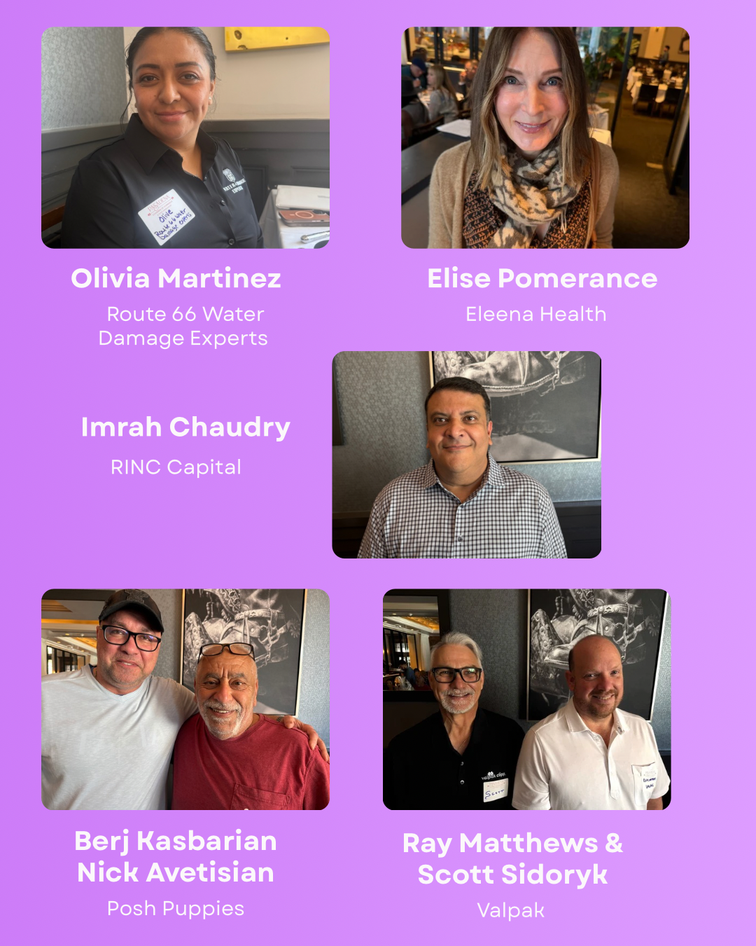 New Pasadena Chamber member photo montage
