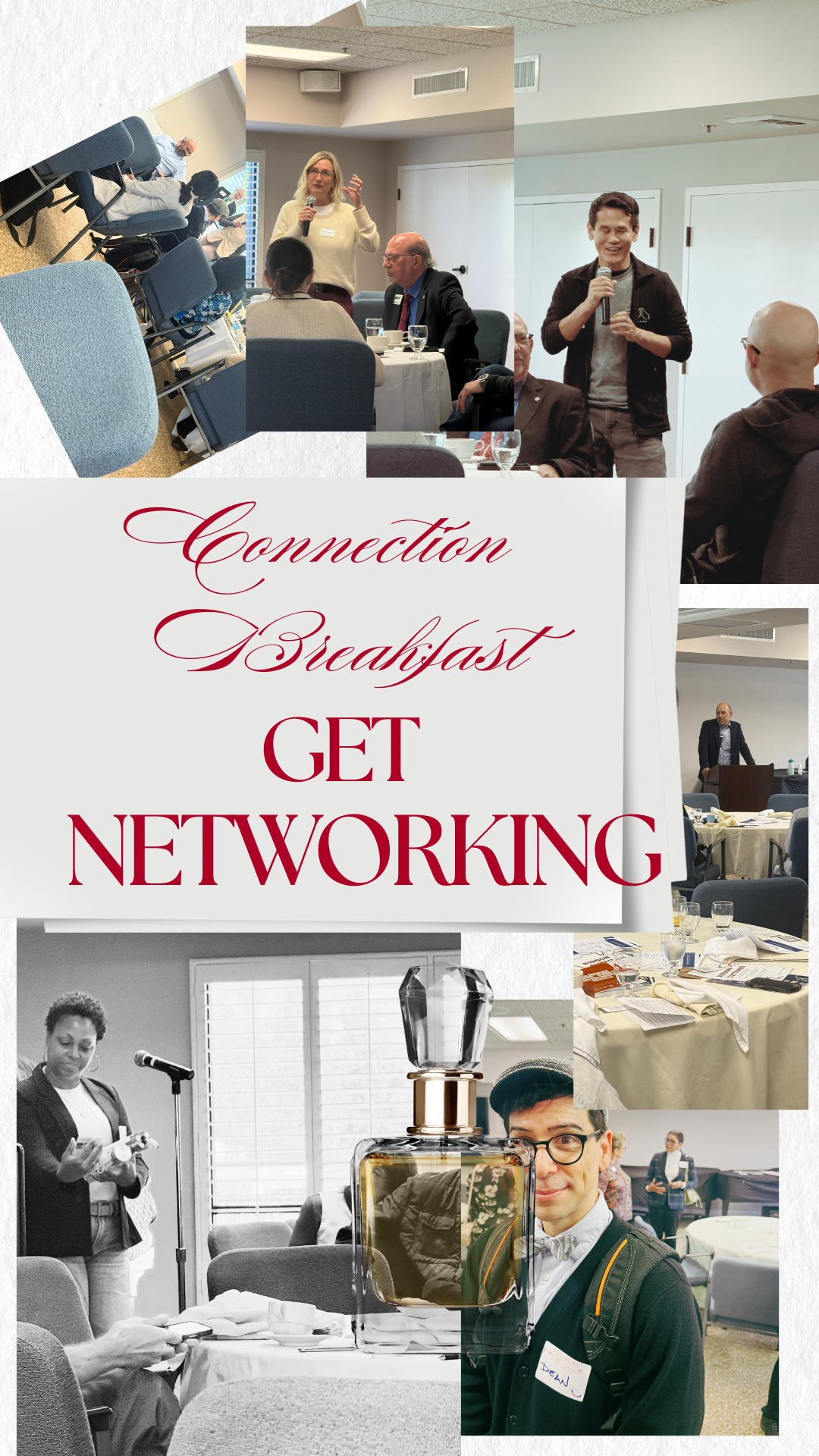 Connection Breakfast photo montage