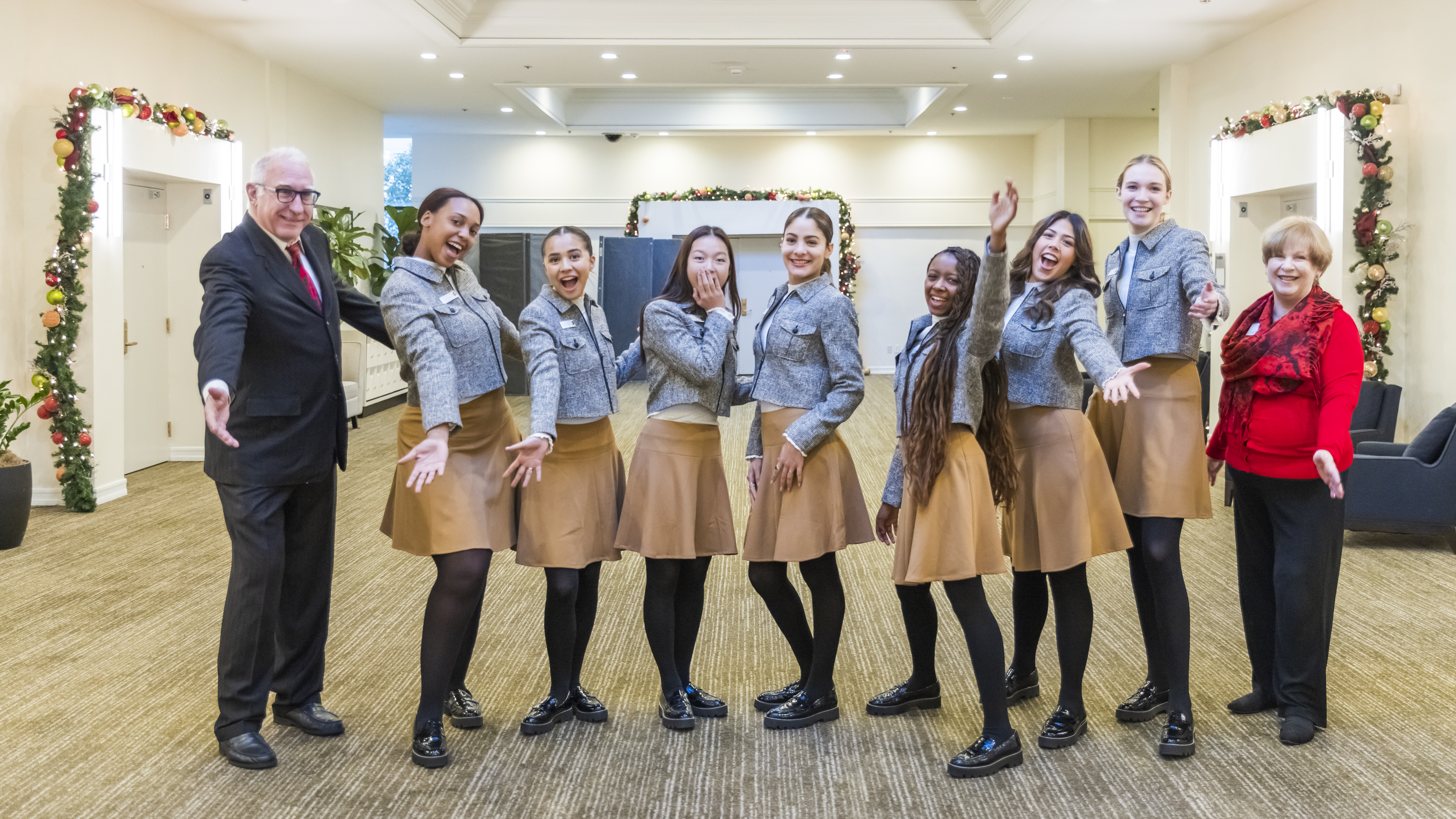 Rose Queen and Royal Court at President;s Breakfast