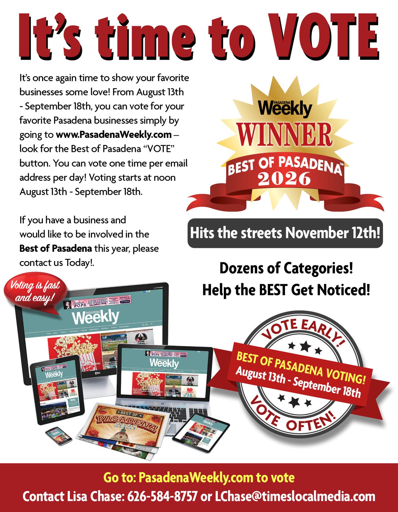 Pasadena Weekly estf voting flyer