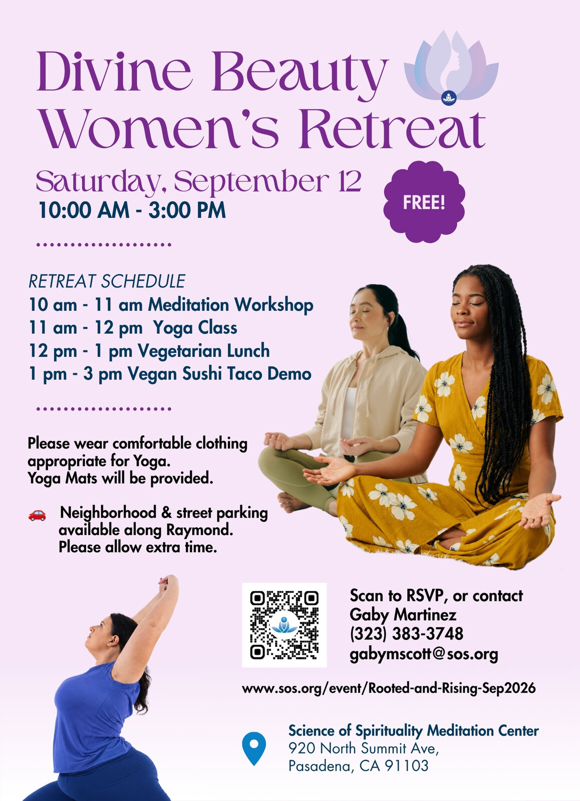 Divine Beauty Women's Retreat flyer