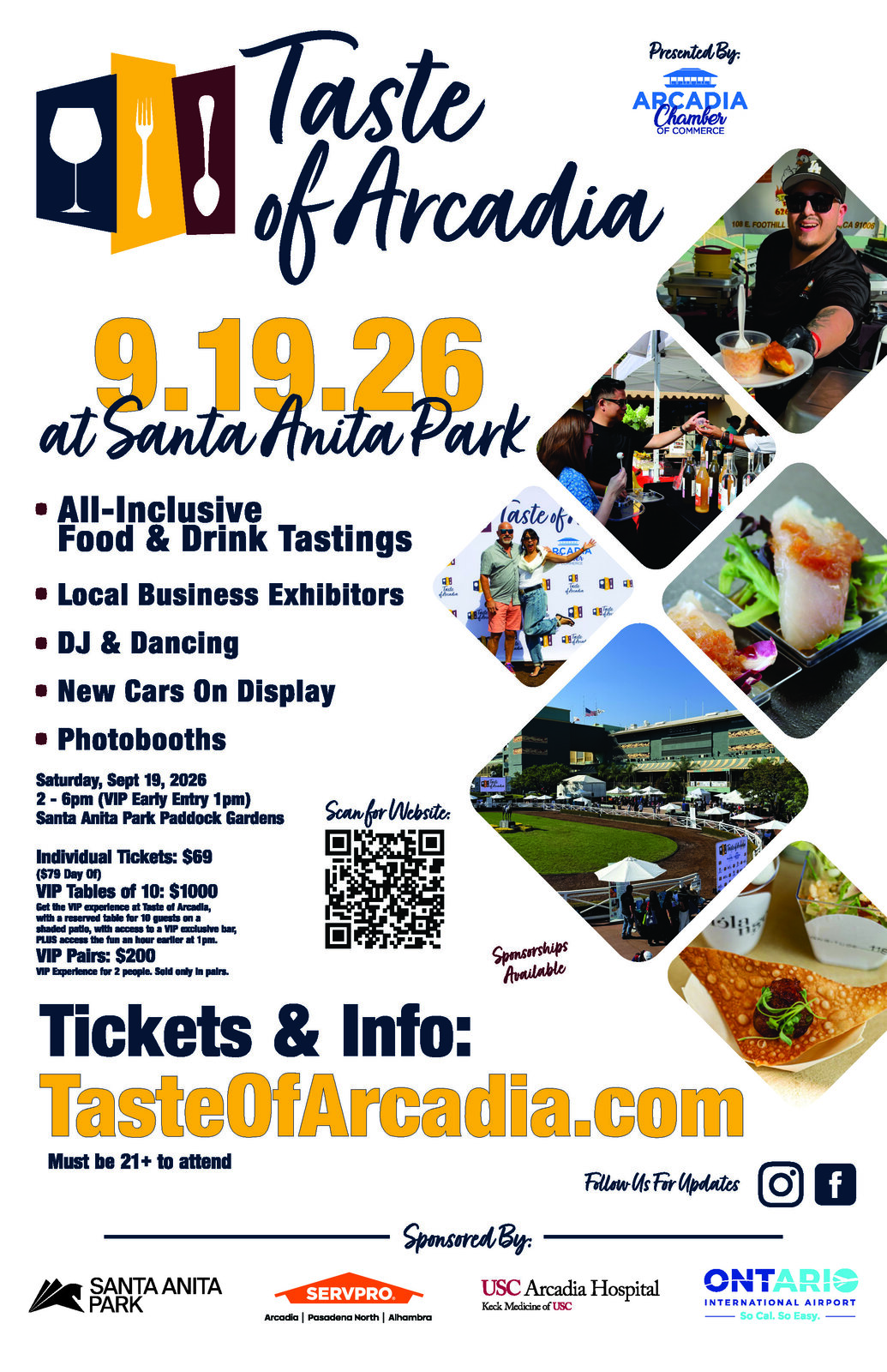TAste of Arcadia flyer