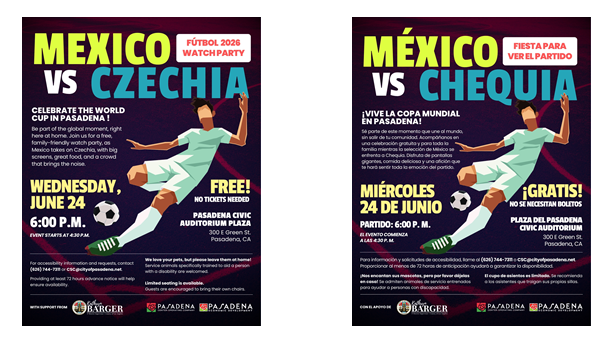 World cup watch party june 24 flyer
