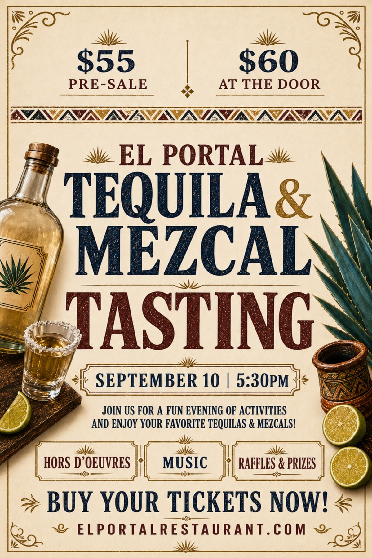 El Portal TEuila Tasting