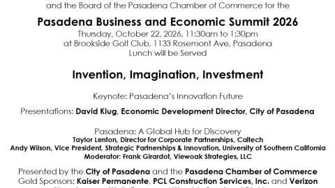 Economic and Business Summit Invitation