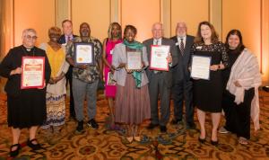 Corporate Citizen awardees Foothill Unity Center staff and board members.