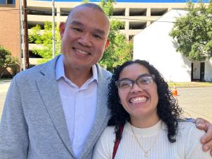 David Wang and Ruthie Figueroa with That 1 Painter David Wang and Ruthie Figueroa with That 1 Painter