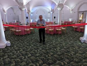 Romanesque Room ribbon cutting photo Romanesque Room ribbon cutting