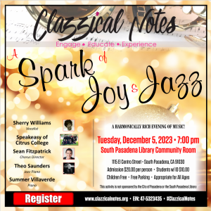Spark of Joy flyer