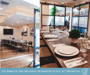 Twohey's holiday party ad