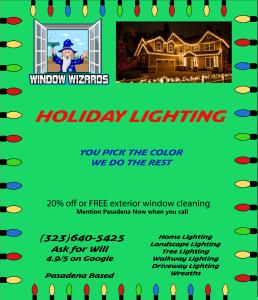 Window Wizards Holiday Light Install ad Window Wizards Holiday Light Install ad