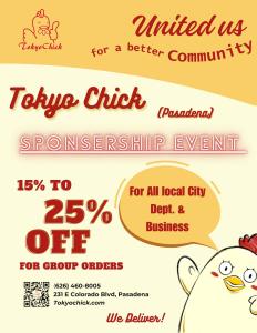 Tokyo Chick group offer