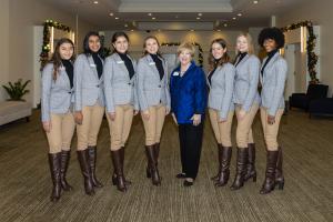 Joan de Souza with the Rose Court photo