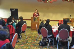 Casa de las Amigas alcohol and drug abuse treatment center generously sponsored the December networking breakfast.