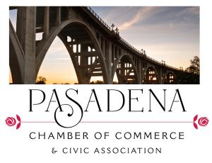 Bridge with Pasadena Chamber logo