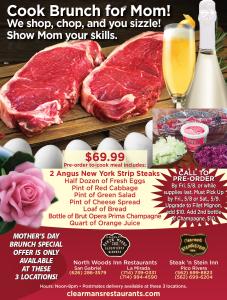 Clearman's mothers day specials