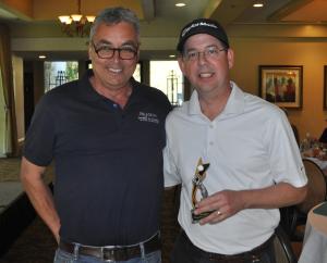 Eric Duyshart drove closest to the pin at the Chamber golf tournamnet.