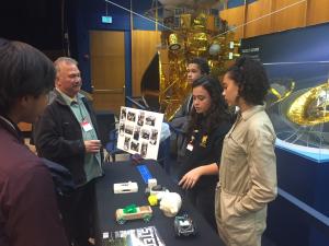 John Muir students showed some examples of their work. Engineering student project
