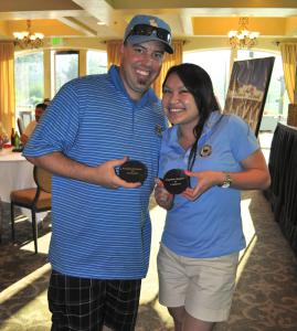Prizes are awarded for lowest team scores, closest to the pin, longest drive, putting contest and red ball drawing.