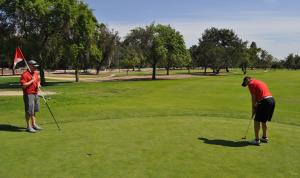 It was a perfect day for golf at Brookside for the Chamber golf tournament.