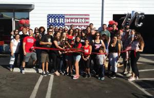 Hardcore Fitness ribbon cutting