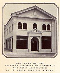An early home of the Pasadena Chamber