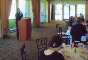 Chamber Workforce Development Manager Amy Foell talked about requirements for hosting interns.
