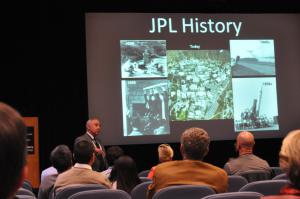 The Center of the Universe offered members the chance to hear about the past, present and future of member Jet Propulsion Laboratory
