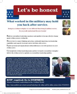 Leadership Pasadena Workshop flyer