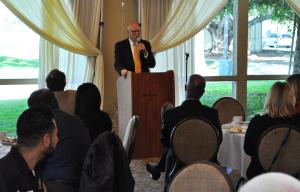 Dave Wagner of Go Green Solutions sponsored December's Luncheon Alliance.