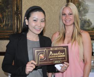 Michelle Yen and Casey Weber with Wang Plastic Surgery