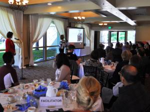 Leadership Pasadena sponsored the March, 2017, Luncheon Alliance. Lunch Sponsor Chamber Pasadena networking lunch March 2017