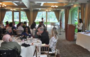 Ann Villagut of Pasadena Water and Power talked about programs to help customers save electricty and water (and money).