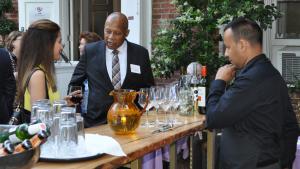 Madeline Garden Bistro and Venue hosted the April mixeron their beautiful patio.