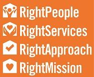 Right At Home In Home Care Assistance with RightCare Logo