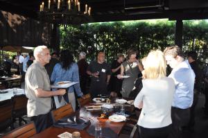 Pasadena's Raymond 1886 provided a great venue and delicious appetizers for the April Chamber mixer.