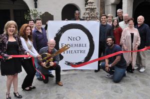 NEO Ensemble celebrated residency at the Carrie Hamilton Theatre at the Pasadena Playhouse with a ribbon cutting ceremony.