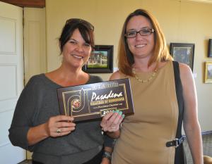 Jacqueline Fox and Leah Rodemich with Casa de las Amigas