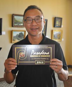 Steven Chan of Yogurtland Pasadena on South Lake Avenue
