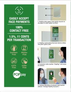 PopID hands-free payment system ad