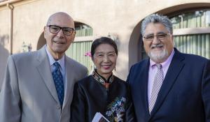 John Pipia and incoming Chamber Board member Betty Ma, both of Pacific Starr Group, with State Senator Anthony Portantino. Pasadena Chamber Gala guests