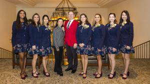 Brad and Susan Ratliff with the Royal Court at the President's Breakfast.