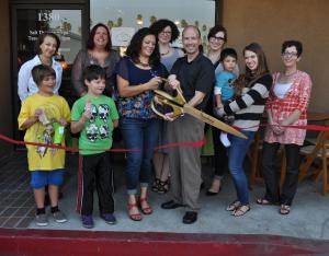 The Salt Studio opened at the corner of Walnut and Hill in Pasadena with a ribbon cutting and reception.