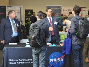 NASA was at the Small Business Opportunitiy Fair looking for vendors for everything from office machines and supplies to printers. NASA at the Small Business Opportunity Fair