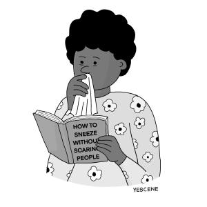 Sneeze New Yorker Cartoon