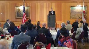 200 community and business leaders thanked Mayor Bill Bogaard for his tenure as mayor of Pasadena.