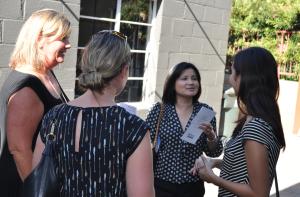 New members mixed and mingled at the New Member Reception.