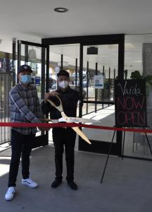 Varda ribbon cutting photo